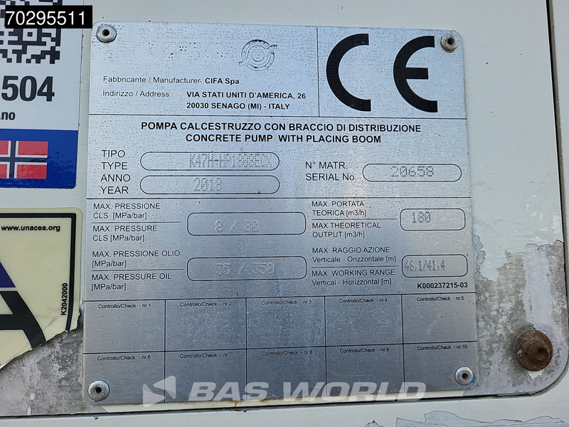 Leasing de Mercedes-Benz Arocs 3246 Arocs 8X4 CIFA K47H-HP1808ECX 5-Arm Steelsuspension Big-Axle Euro 6 Mercedes-Benz Arocs 3246 Arocs 8X4 CIFA K47H-HP1808ECX 5-Arm Steelsuspension Big-Axle Euro 6: foto 20