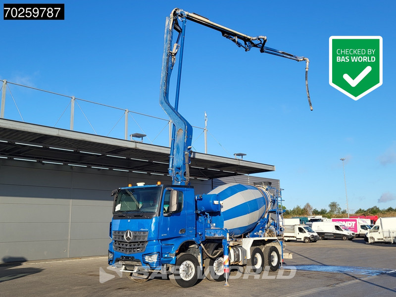 Mercedes-Benz Arocs 3251 8X4 PUMI Putzmeister TMM 24 + Liebherr 7m3 Mixer Retarder Euro 6 - Autobomba de betão: foto 1 Mercedes-Benz Arocs 3251 8X4 PUMI Putzmeister TMM 24 + Liebherr 7m3 Mixer Retarder Euro 6 - Autobomba de betão: foto 1