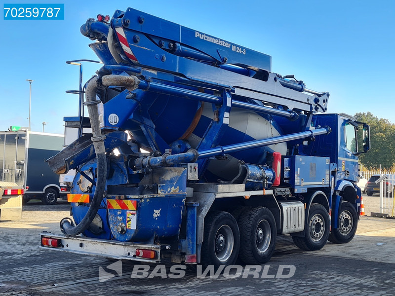 Leasing de Mercedes-Benz Arocs 3251 8X4 PUMI Putzmeister TMM 24 + Liebherr 7m3 Mixer Retarder Euro 6 Mercedes-Benz Arocs 3251 8X4 PUMI Putzmeister TMM 24 + Liebherr 7m3 Mixer Retarder Euro 6: foto 11
