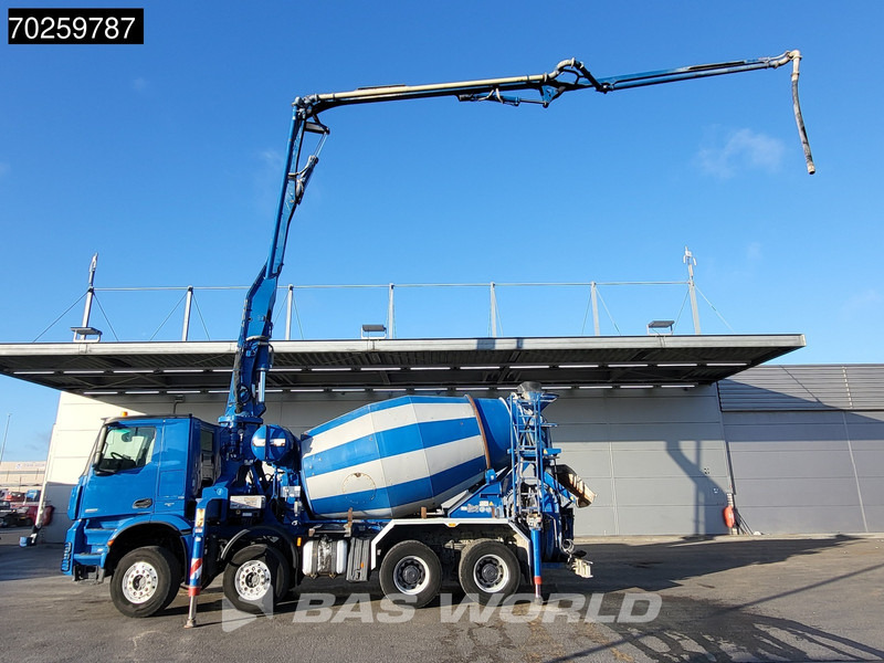 Mercedes-Benz Arocs 3251 8X4 PUMI Putzmeister TMM 24 + Liebherr 7m3 Mixer Retarder Euro 6 - Autobomba de betão: foto 5 Mercedes-Benz Arocs 3251 8X4 PUMI Putzmeister TMM 24 + Liebherr 7m3 Mixer Retarder Euro 6 - Autobomba de betão: foto 5