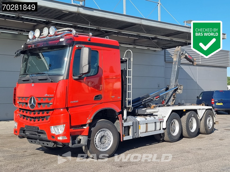 Mercedes-Benz Arocs 3258 8X4 24t Hiab XR24SL5924 Retarder Big-Axle Lift-Lenkachse Euro 6 - Camião polibenne: foto 1 Mercedes-Benz Arocs 3258 8X4 24t Hiab XR24SL5924 Retarder Big-Axle Lift-Lenkachse Euro 6 - Camião polibenne: foto 1