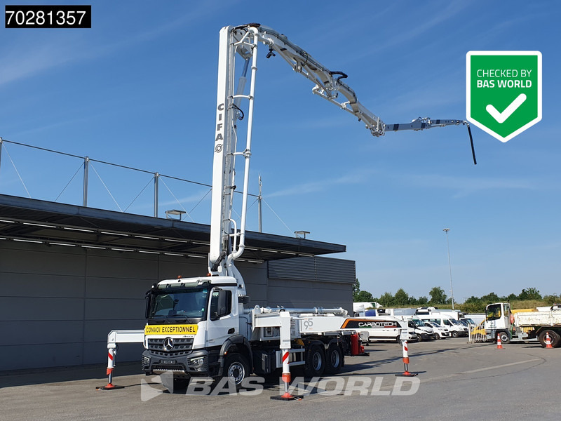Mercedes-Benz Arocs 3343 6X4 CIFA K40H Carbotech Pump 5 arm Big-Axle Navi Euro 6 - Autobomba de betão: foto 1 Mercedes-Benz Arocs 3343 6X4 CIFA K40H Carbotech Pump 5 arm Big-Axle Navi Euro 6 - Autobomba de betão: foto 1
