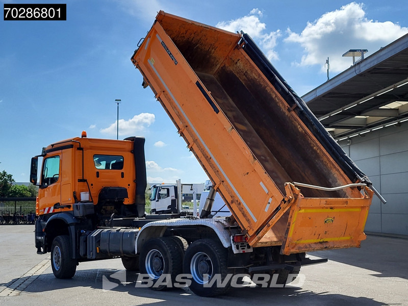 Mercedes-Benz Arocs 3345 6X6 11m3 Meiller Mixer Steelsuspension Big-Axle Euro 6 - Camião basculante: foto 2 Mercedes-Benz Arocs 3345 6X6 11m3 Meiller Mixer Steelsuspension Big-Axle Euro 6 - Camião basculante: foto 2