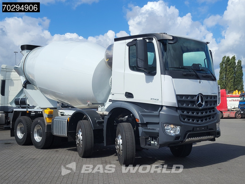 Mercedes-Benz Arocs 3743 8X4 New! 10m3 FML BSH 103 Mixer Steelsuspension Big-Axle Automatic Euro 6 - Camião betoneira: foto 3 Mercedes-Benz Arocs 3743 8X4 New! 10m3 FML BSH 103 Mixer Steelsuspension Big-Axle Automatic Euro 6 - Camião betoneira: foto 3