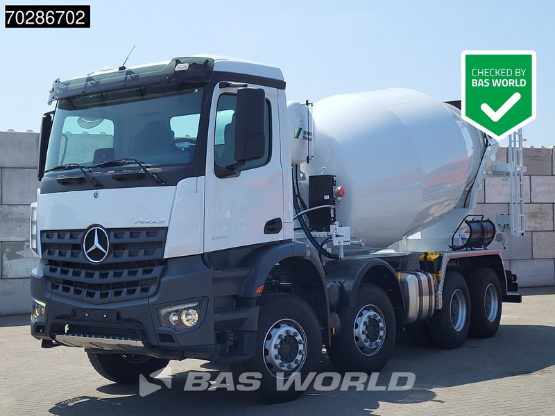 Mercedes-Benz Arocs 4145 8X4 NEW! 10m3 Schwing Stetter Mixer Manual Big-Axle Steel suspension Euro 3 - Camião betoneira: foto 1 Mercedes-Benz Arocs 4145 8X4 NEW! 10m3 Schwing Stetter Mixer Manual Big-Axle Steel suspension Euro 3 - Camião betoneira: foto 1