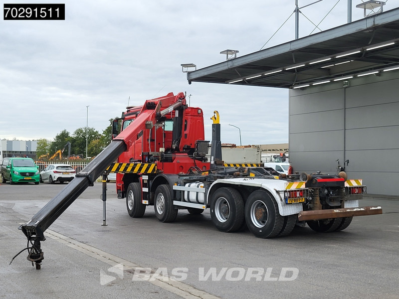 Mercedes-Benz Arocs 4145 8X4 NL-Truck HMF RCL 5300 Crane Hyva 26-51-S Hooklift Steelsuspension Big-Axle Automatic Euro 6 - Camião polibenne, Camião grua: foto 3 Mercedes-Benz Arocs 4145 8X4 NL-Truck HMF RCL 5300 Crane Hyva 26-51-S Hooklift Steelsuspension Big-Axle Automatic Euro 6 - Camião polibenne, Camião grua: foto 3