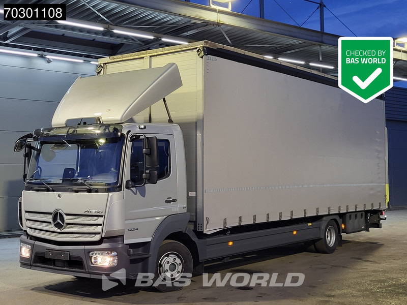 Mercedes-Benz Atego 1224 4X2 280cm height box 1500kg Ladebordwand Automatic Euro 6 - Camião de lona: foto 1 Mercedes-Benz Atego 1224 4X2 280cm height box 1500kg Ladebordwand Automatic Euro 6 - Camião de lona: foto 1