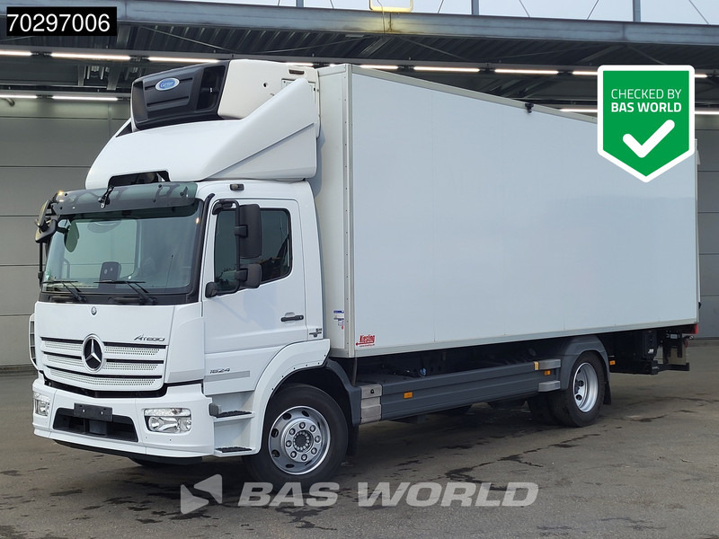 Mercedes-Benz Atego 1624 4X2 16tonner Carrier Supra 1250 Mt 2000kg Ladebordwand Automatic - Camião frigorífico: foto 1 Mercedes-Benz Atego 1624 4X2 16tonner Carrier Supra 1250 Mt 2000kg Ladebordwand Automatic - Camião frigorífico: foto 1