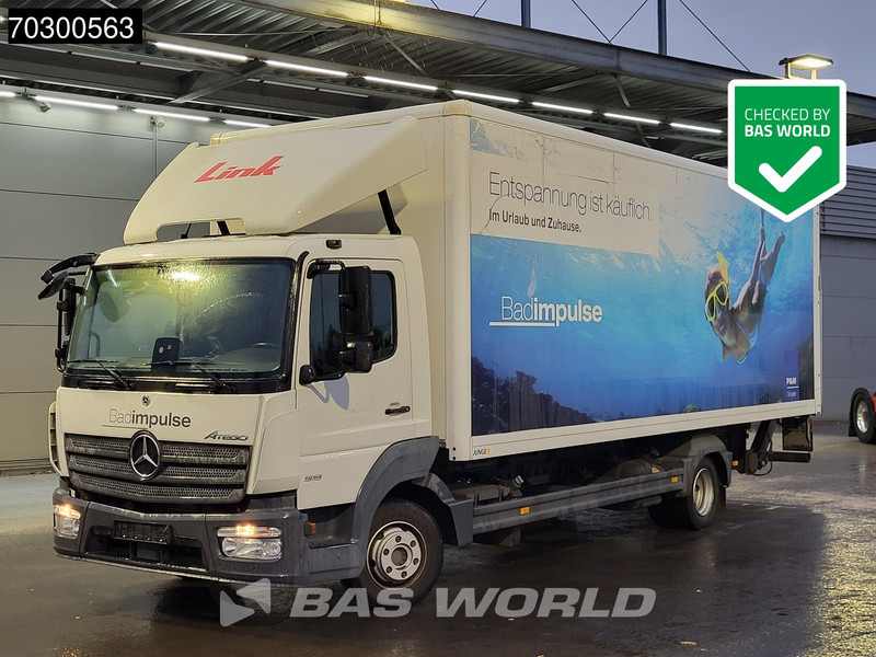Mercedes-Benz Atego 818 4X2 8tonner Automatic 1500kg Ladebordwand Euro 6 - Camião furgão: foto 1 Mercedes-Benz Atego 818 4X2 8tonner Automatic 1500kg Ladebordwand Euro 6 - Camião furgão: foto 1