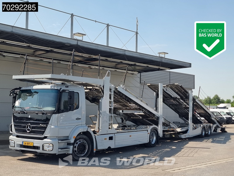 Mercedes-Benz Axor 1833 4X2 NL-Truck Rolfo car transporter Retarder 3-Pedals Euro 5 - Camião transporte de veículos: foto 1 Mercedes-Benz Axor 1833 4X2 NL-Truck Rolfo car transporter Retarder 3-Pedals Euro 5 - Camião transporte de veículos: foto 1