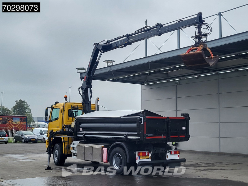 Mercedes-Benz Axor 2124 Axor 4X4 8m3 Tipper HIAB 122 B-2 HIDUO Crane Steel suspension Automatic Big-Axle Euro 5 - Camião basculante, Camião grua: foto 2 Mercedes-Benz Axor 2124 Axor 4X4 8m3 Tipper HIAB 122 B-2 HIDUO Crane Steel suspension Automatic Big-Axle Euro 5 - Camião basculante, Camião grua: foto 2