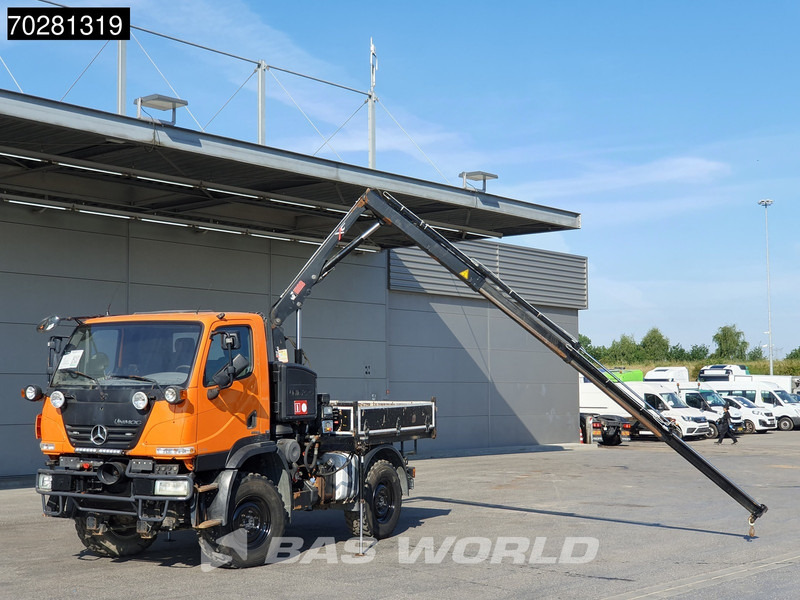 Mercedes-Benz U20 4X4 Hiab 022D-3 HIDUO Kran Crane Hydraulic Euro 5 - Camião de caixa aberta/ Plataforma, Camião grua: foto 5 Mercedes-Benz U20 4X4 Hiab 022D-3 HIDUO Kran Crane Hydraulic Euro 5 - Camião de caixa aberta/ Plataforma, Camião grua: foto 5