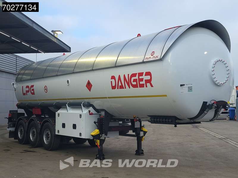 Mim-Mak LPG TRANSPORT TANK 3 axles NEW 48m3 Liftachse Gas ADR - Semirreboque tanque: foto 3 Mim-Mak LPG TRANSPORT TANK 3 axles NEW 48m3 Liftachse Gas ADR - Semirreboque tanque: foto 3
