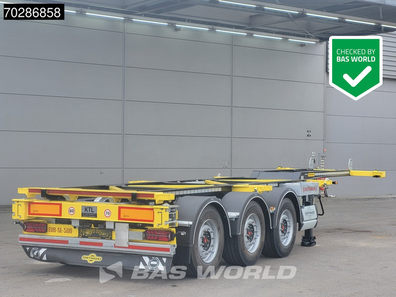 Orthaus CGS (Euro Slider 500) 3 axles Multi 45ft Lift Axle extendable SAF - Semi-reboque transportador de contêineres/ Caixa móvel: foto 1 Orthaus CGS (Euro Slider 500) 3 axles Multi 45ft Lift Axle extendable SAF - Semi-reboque transportador de contêineres/ Caixa móvel: foto 1
