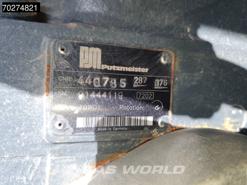 Autobomba de betão Putzmeister BSA 1407 D5 Concrete Pump | 71 m³/hr: foto 18