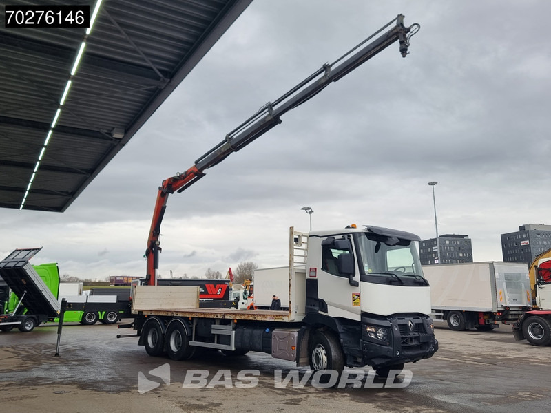 Renault C 380 6X4 Palfinger PK18002-EH C Remote Retarder Euro 6 - Camião de caixa aberta/ Plataforma, Camião grua: foto 3 Renault C 380 6X4 Palfinger PK18002-EH C Remote Retarder Euro 6 - Camião de caixa aberta/ Plataforma, Camião grua: foto 3