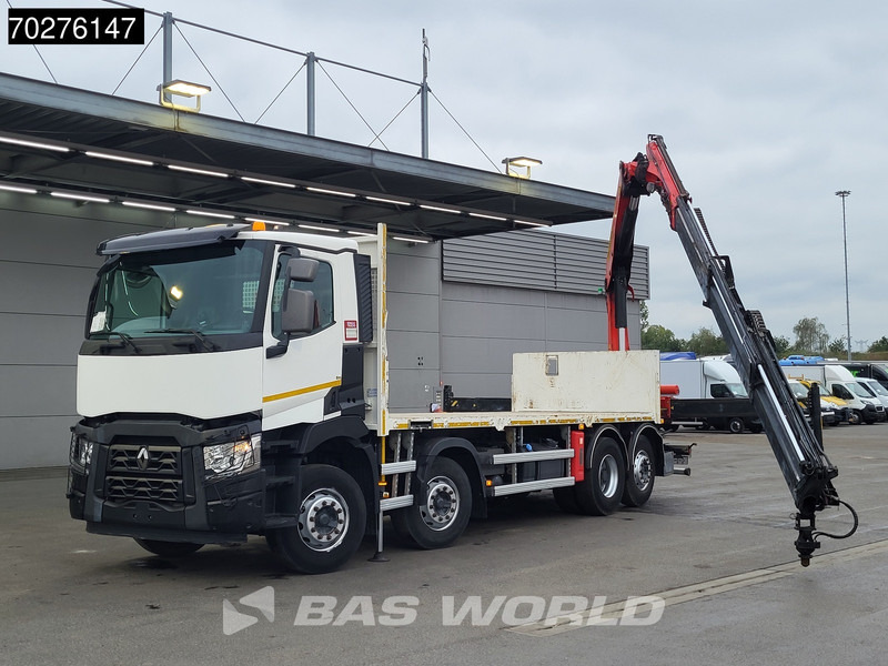 Renault C 380 8X2 Palfinger PK24001K Remote Lenkachse Euro 6 - Camião de caixa aberta/ Plataforma, Camião grua: foto 3 Renault C 380 8X2 Palfinger PK24001K Remote Lenkachse Euro 6 - Camião de caixa aberta/ Plataforma, Camião grua: foto 3