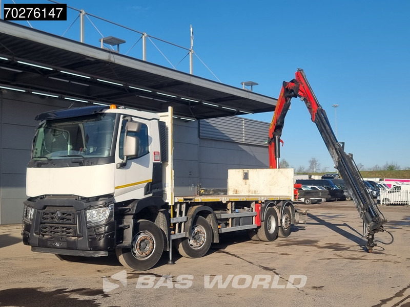 Renault C 380 8X2 Palfinger PK24001K Remote Lenkachse Euro 6 - Camião de caixa aberta/ Plataforma, Camião grua: foto 3 Renault C 380 8X2 Palfinger PK24001K Remote Lenkachse Euro 6 - Camião de caixa aberta/ Plataforma, Camião grua: foto 3