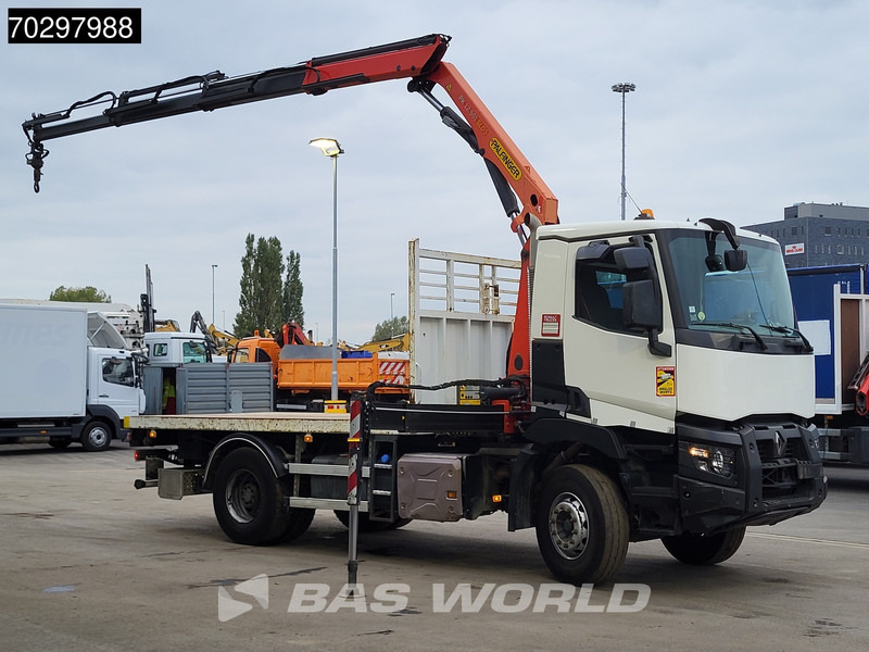 Renault C 380 C 4X2 Palfinger PK 12.501 Crane Big-Axle Steelsuspension Automatic Euro 6 - Camião de caixa aberta/ Plataforma, Camião grua: foto 3 Renault C 380 C 4X2 Palfinger PK 12.501 Crane Big-Axle Steelsuspension Automatic Euro 6 - Camião de caixa aberta/ Plataforma, Camião grua: foto 3