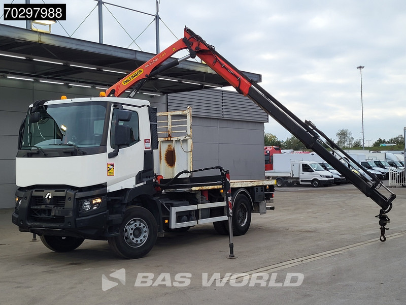 Renault C 380 C 4X2 Palfinger PK 12.501 Crane Big-Axle Steelsuspension Automatic Euro 6 - Camião de caixa aberta/ Plataforma, Camião grua: foto 5 Renault C 380 C 4X2 Palfinger PK 12.501 Crane Big-Axle Steelsuspension Automatic Euro 6 - Camião de caixa aberta/ Plataforma, Camião grua: foto 5