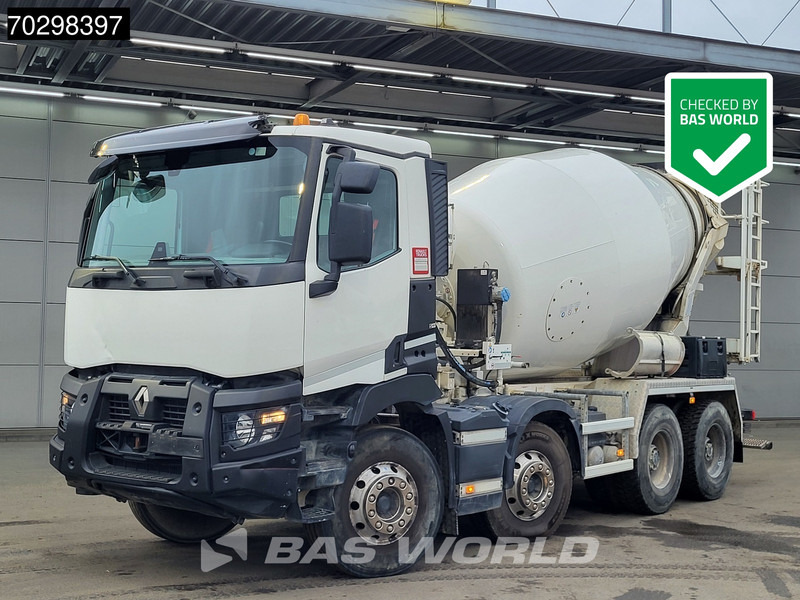 Renault C 430 8X4 9m3 Stetter Mixer Big-Axle Steelsuspension Automatic Euro 6 - Camião betoneira: foto 1 Renault C 430 8X4 9m3 Stetter Mixer Big-Axle Steelsuspension Automatic Euro 6 - Camião betoneira: foto 1