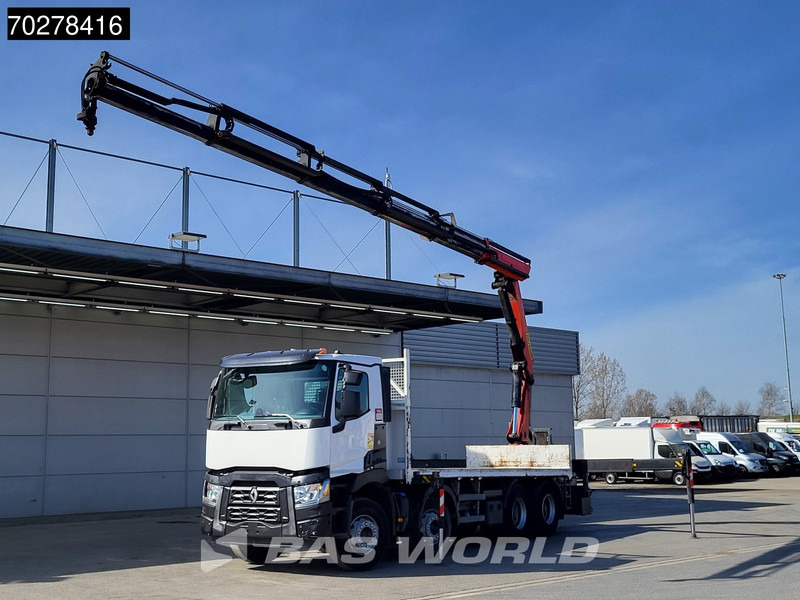 Renault C 430 8X4 Palfinger PK33002EH Euro 6 Big Axle - Camião de caixa aberta/ Plataforma, Camião grua: foto 3 Renault C 430 8X4 Palfinger PK33002EH Euro 6 Big Axle - Camião de caixa aberta/ Plataforma, Camião grua: foto 3