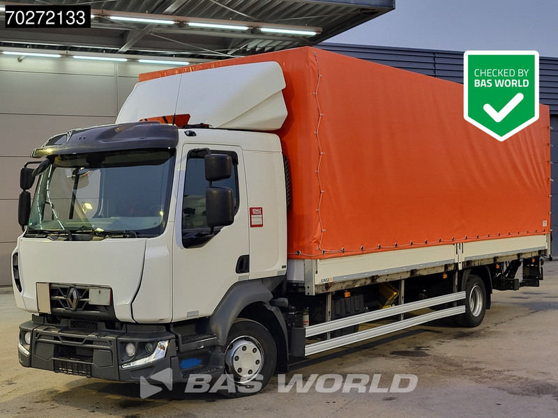 Renault D 240 4X2 12t Ladebordwand ACC Euro 6 - Camião de lona: foto 1 Renault D 240 4X2 12t Ladebordwand ACC Euro 6 - Camião de lona: foto 1