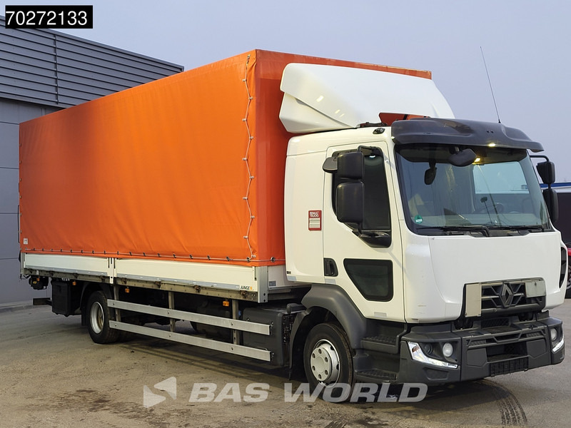 Camião de lona Renault D 240 4X2 12t Ladebordwand ACC Euro 6: foto 14