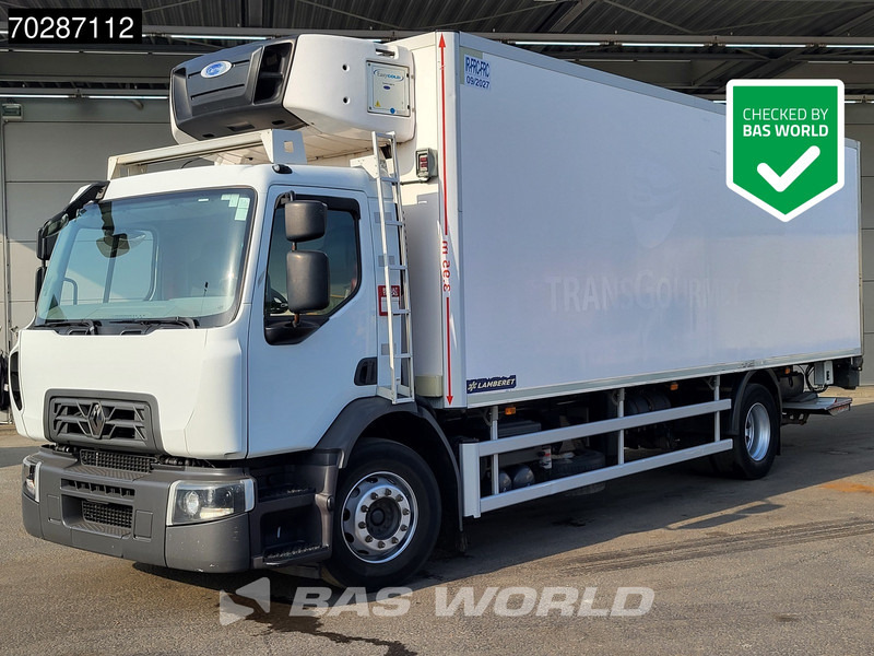 Renault D 280 4X2 19.5tonner Carrier Supra 1250 Mt Silent Lamberet Aufbau Tailgate Euro 6 - Camião frigorífico: foto 1 Renault D 280 4X2 19.5tonner Carrier Supra 1250 Mt Silent Lamberet Aufbau Tailgate Euro 6 - Camião frigorífico: foto 1