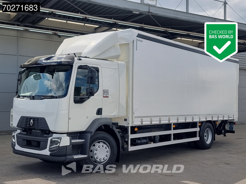Renault D 280 4X2 NEW 19tons truck 2000kg Ladebordwand Automatic Euro 6 - Camião de lona: foto 1 Renault D 280 4X2 NEW 19tons truck 2000kg Ladebordwand Automatic Euro 6 - Camião de lona: foto 1