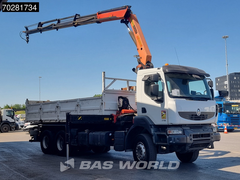 Renault Kerax 370 6X4 Palfinger PK16502 Kran Crane Big-Axle Steel suspension Euro 4 - Camião basculante, Camião grua: foto 3 Renault Kerax 370 6X4 Palfinger PK16502 Kran Crane Big-Axle Steel suspension Euro 4 - Camião basculante, Camião grua: foto 3