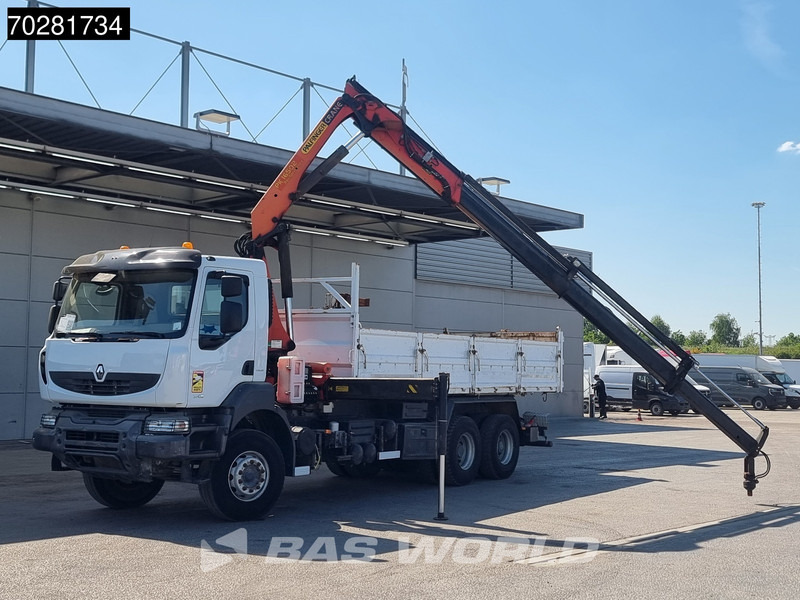 Renault Kerax 370 6X4 Palfinger PK16502 Kran Crane Big-Axle Steel suspension Euro 4 - Camião basculante, Camião grua: foto 5 Renault Kerax 370 6X4 Palfinger PK16502 Kran Crane Big-Axle Steel suspension Euro 4 - Camião basculante, Camião grua: foto 5