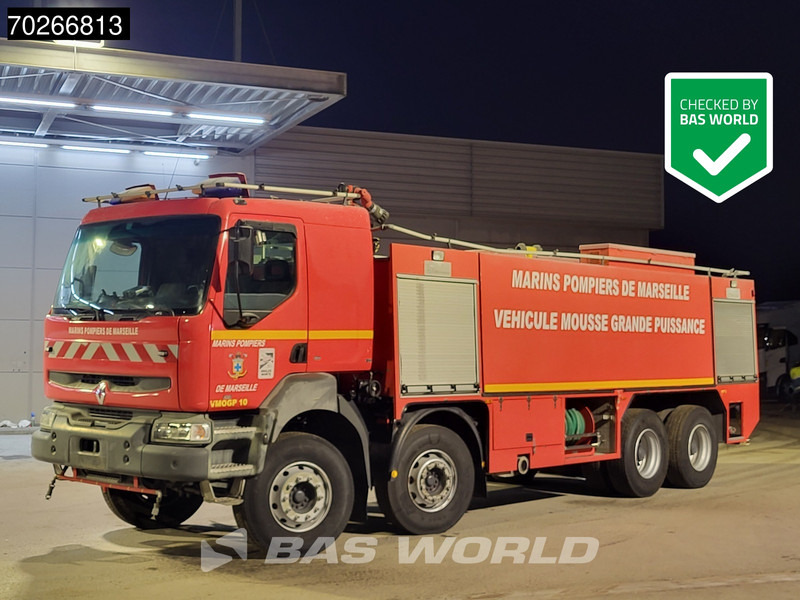 Renault Kerax 400 8X4 Feuerwehr Telma 12000L Manual Steelsuspension Euro 2 - Carro de bombeiro: foto 1 Renault Kerax 400 8X4 Feuerwehr Telma 12000L Manual Steelsuspension Euro 2 - Carro de bombeiro: foto 1