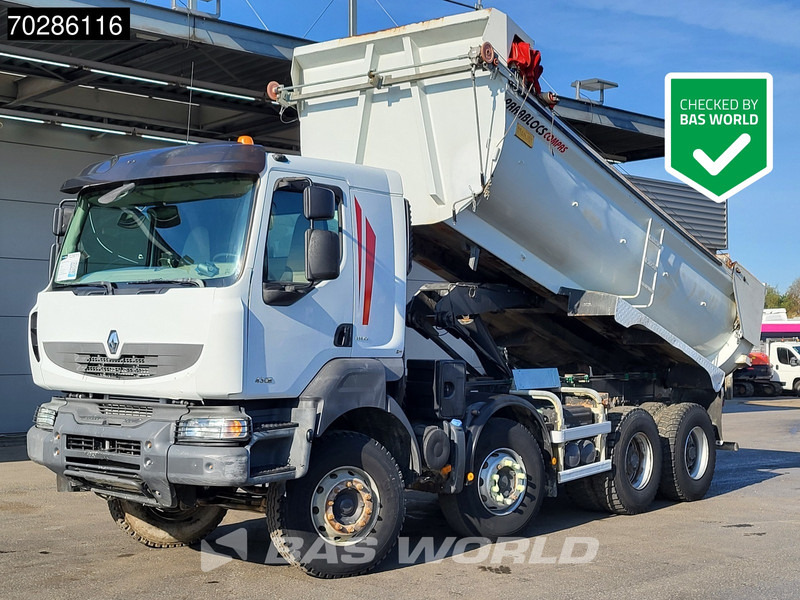 Renault Kerax 430 8X4 16m3 tipper Retarder Big-Axle steel suspension automatic Euro 5 - Camião basculante: foto 1 Renault Kerax 430 8X4 16m3 tipper Retarder Big-Axle steel suspension automatic Euro 5 - Camião basculante: foto 1