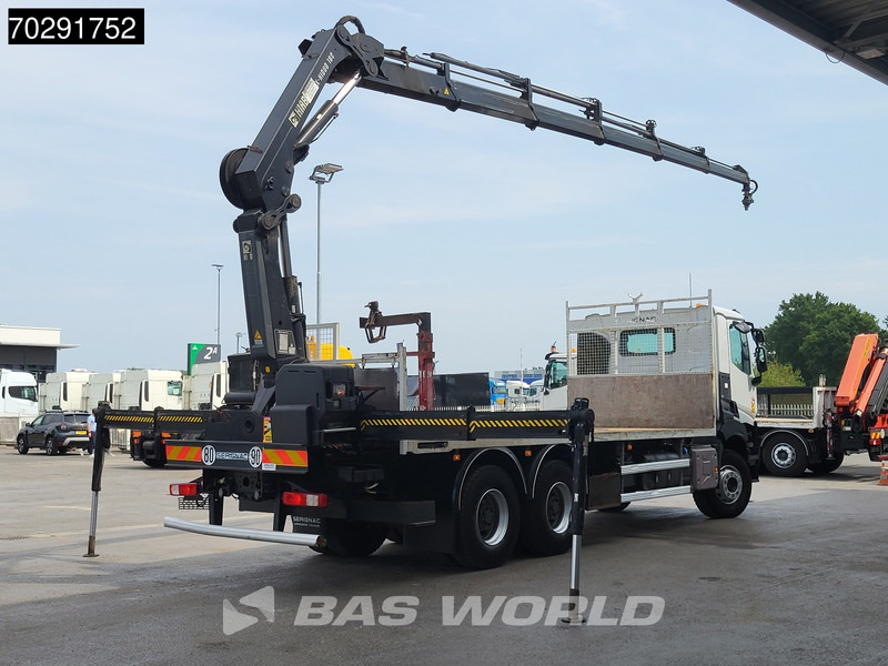 Renault Premium 380 6X4 HIAB X-HIDUO 188 E-5 Crane Steelsuspension Big-Axle Automatic Euro 6 - Camião de caixa aberta/ Plataforma, Camião grua: foto 5 Renault Premium 380 6X4 HIAB X-HIDUO 188 E-5 Crane Steelsuspension Big-Axle Automatic Euro 6 - Camião de caixa aberta/ Plataforma, Camião grua: foto 5