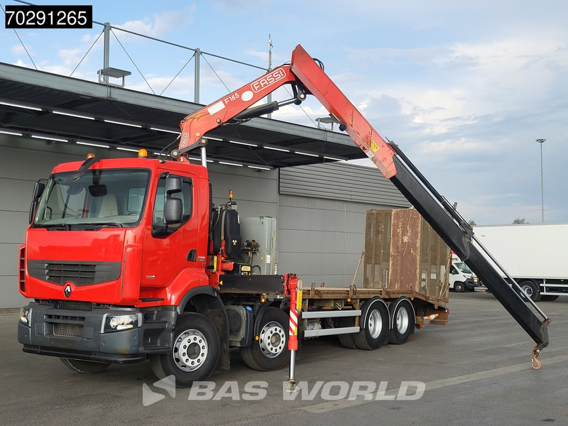 Renault Premium 380 8X4 Fassi F165A.2.22 Crane Kran Hydraulic Ramp Lift-Axle Euro 5 - Camião de caixa aberta/ Plataforma, Camião grua: foto 5 Renault Premium 380 8X4 Fassi F165A.2.22 Crane Kran Hydraulic Ramp Lift-Axle Euro 5 - Camião de caixa aberta/ Plataforma, Camião grua: foto 5