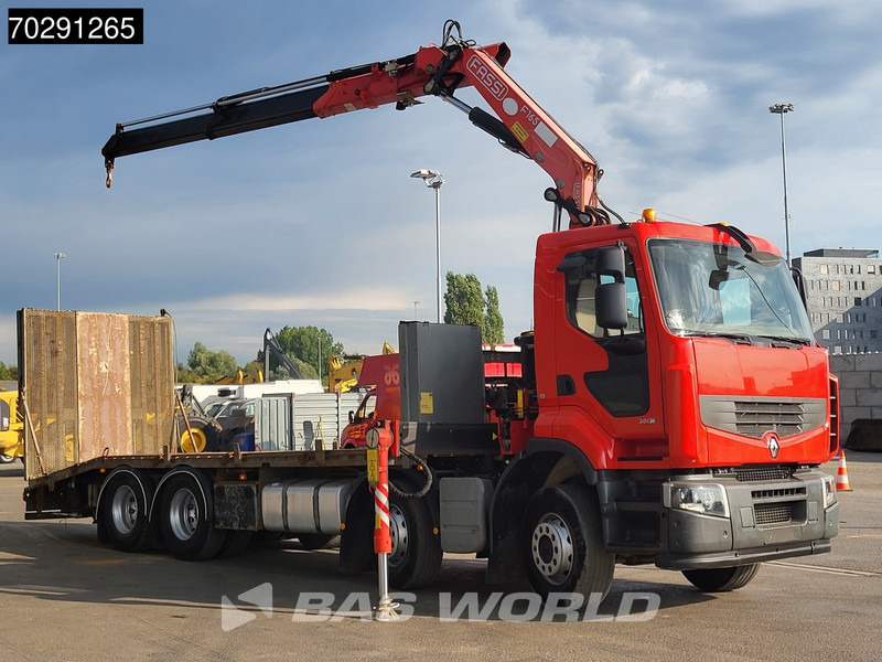Renault Premium 380 8X4 Fassi F165A.2.22 Crane Kran Hydraulic Ramp Lift-Axle Euro 5 - Camião de caixa aberta/ Plataforma, Camião grua: foto 3 Renault Premium 380 8X4 Fassi F165A.2.22 Crane Kran Hydraulic Ramp Lift-Axle Euro 5 - Camião de caixa aberta/ Plataforma, Camião grua: foto 3