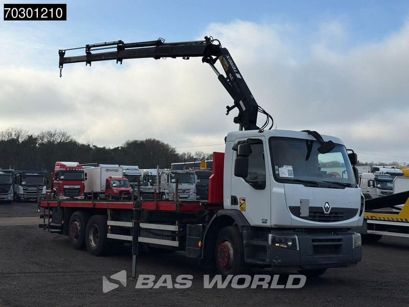 Renault Premium 410 6X2 Terex 120.2E - A3L Kran Crane Lift-Axle Manual Euro 5 - Camião de caixa aberta/ Plataforma, Camião grua: foto 3 Renault Premium 410 6X2 Terex 120.2E - A3L Kran Crane Lift-Axle Manual Euro 5 - Camião de caixa aberta/ Plataforma, Camião grua: foto 3