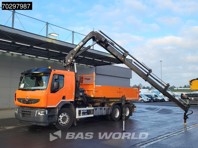 Renault Premium 430 Lander 6X4 10m3 Atelier Tipper RC HIAB 211 EP-4 Crane Big-Axle Euro 5 - Camião basculante, Camião grua: foto 5 Renault Premium 430 Lander 6X4 10m3 Atelier Tipper RC HIAB 211 EP-4 Crane Big-Axle Euro 5 - Camião basculante, Camião grua: foto 5