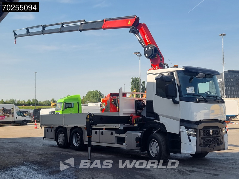 Renault T 440 6X2 2024 NL reg. possible Palfinger PK24.001 SLD Crane Lift+Lenkasche Euro 6 - Camião de caixa aberta/ Plataforma, Camião grua: foto 2 Renault T 440 6X2 2024 NL reg. possible Palfinger PK24.001 SLD Crane Lift+Lenkasche Euro 6 - Camião de caixa aberta/ Plataforma, Camião grua: foto 2