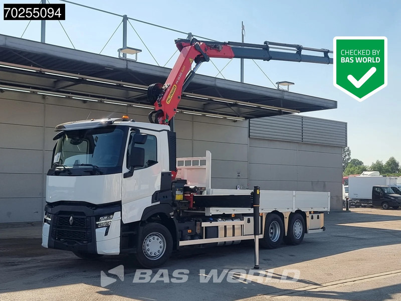 Renault T 440 6X2 2024 NL reg. possible Palfinger PK24.001 SLD Crane Lift+Lenkasche Euro 6 - Camião de caixa aberta/ Plataforma, Camião grua: foto 1 Renault T 440 6X2 2024 NL reg. possible Palfinger PK24.001 SLD Crane Lift+Lenkasche Euro 6 - Camião de caixa aberta/ Plataforma, Camião grua: foto 1