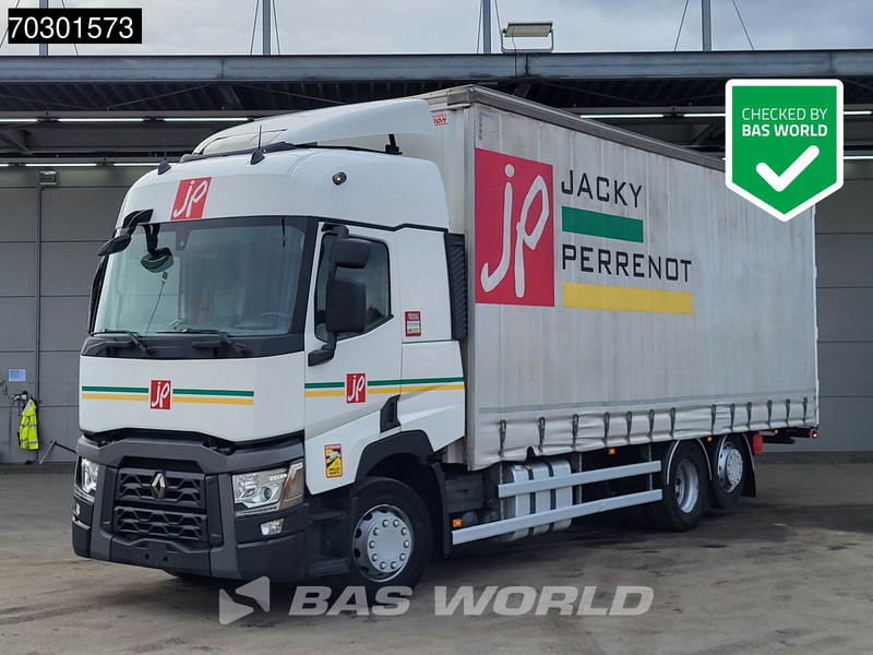 Renault T 480 6X2 Curtainsides Lift + steering axle Automatic Euro 6 - Camião de lona: foto 1 Renault T 480 6X2 Curtainsides Lift + steering axle Automatic Euro 6 - Camião de lona: foto 1