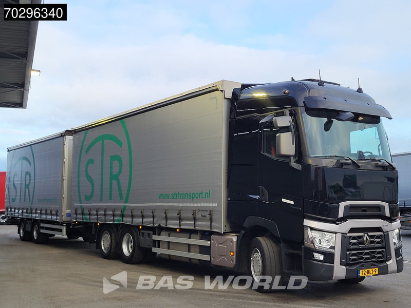 Renault T 480 6X2 NL-Truck combi Liftaxle 1500kg Ladebordwand Euro 6 - Camião de lona: foto 3 Renault T 480 6X2 NL-Truck combi Liftaxle 1500kg Ladebordwand Euro 6 - Camião de lona: foto 3
