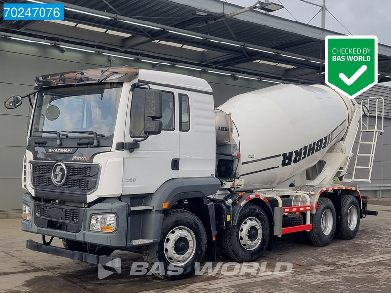 SHACMAN 8x4 EURO 6 8X4 NEW! 8m3 Liebherr Mixer Big-Axle Steel Suspension - Camião betoneira: foto 1 SHACMAN 8x4 EURO 6 8X4 NEW! 8m3 Liebherr Mixer Big-Axle Steel Suspension - Camião betoneira: foto 1