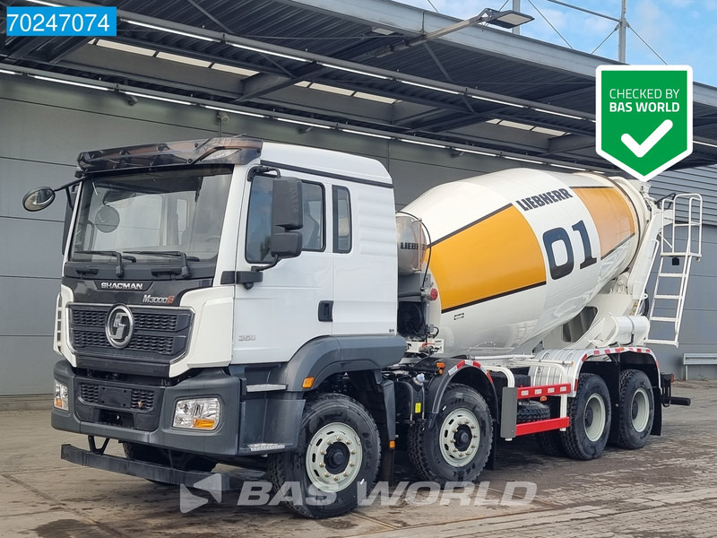 SHACMAN M3000 S 8X4 NEW! 8m3 Liebherr Mixer Big-Axle Steelsuspension - Camião betoneira: foto 1 SHACMAN M3000 S 8X4 NEW! 8m3 Liebherr Mixer Big-Axle Steelsuspension - Camião betoneira: foto 1