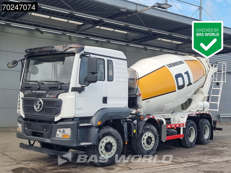 SHACMAN M3000 S 8X4 NEW! 8m3 Liebherr Mixer Big-Axle Steelsuspension - Camião betoneira: foto 1 SHACMAN M3000 S 8X4 NEW! 8m3 Liebherr Mixer Big-Axle Steelsuspension - Camião betoneira: foto 1