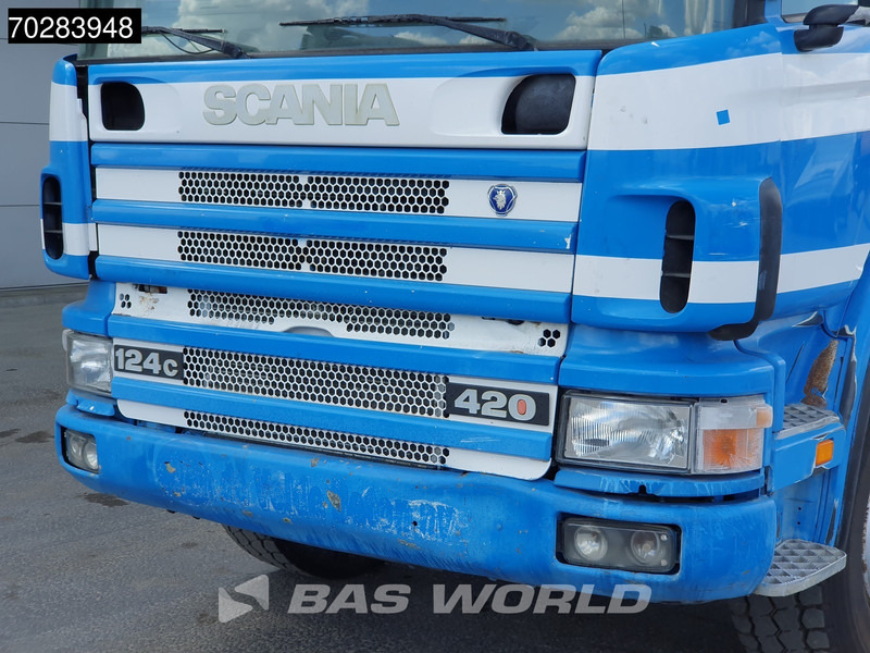 Camião basculante, Camião grua Scania G420 8X4 15m3 tipper Hiab 144 Crane Steelsuspension Manual Big-Axle Euro 3: foto 14