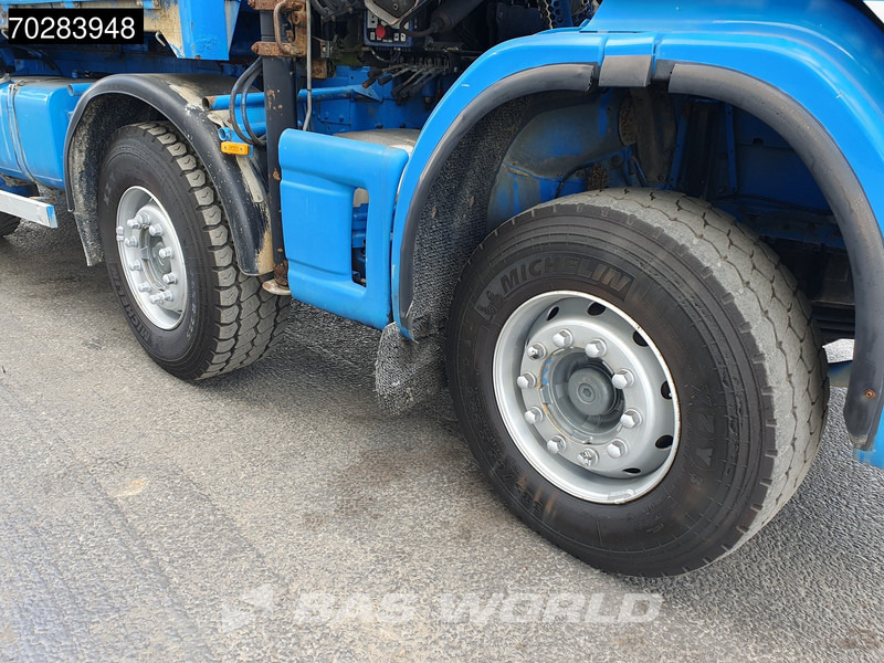 Camião basculante, Camião grua Scania G420 8X4 15m3 tipper Hiab 144 Crane Steelsuspension Manual Big-Axle Euro 3: foto 20
