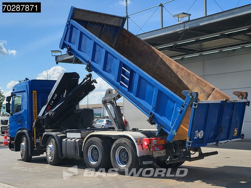Scania G500 8X4 Hiab X-HIDUO 228 E-3 Crane Retarder Big-Axle Josset Menguy Tipper 14m3 Euro 6 - Camião basculante, Camião grua: foto 5 Scania G500 8X4 Hiab X-HIDUO 228 E-3 Crane Retarder Big-Axle Josset Menguy Tipper 14m3 Euro 6 - Camião basculante, Camião grua: foto 5