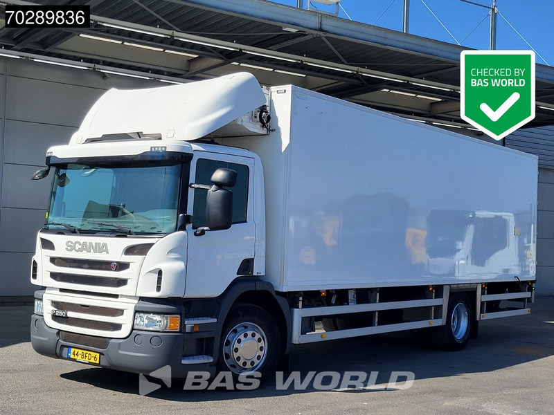 Scania P250 P 4X2 NL-Truck FRIGOBLOCK FK13SL 2000kg Ladebordwand Automatic Euro 6 - Camião frigorífico: foto 1 Scania P250 P 4X2 NL-Truck FRIGOBLOCK FK13SL 2000kg Ladebordwand Automatic Euro 6 - Camião frigorífico: foto 1